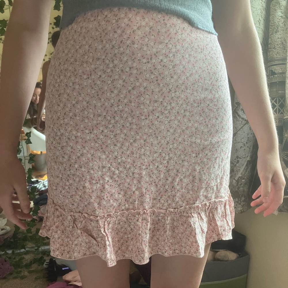 Pink skirt
